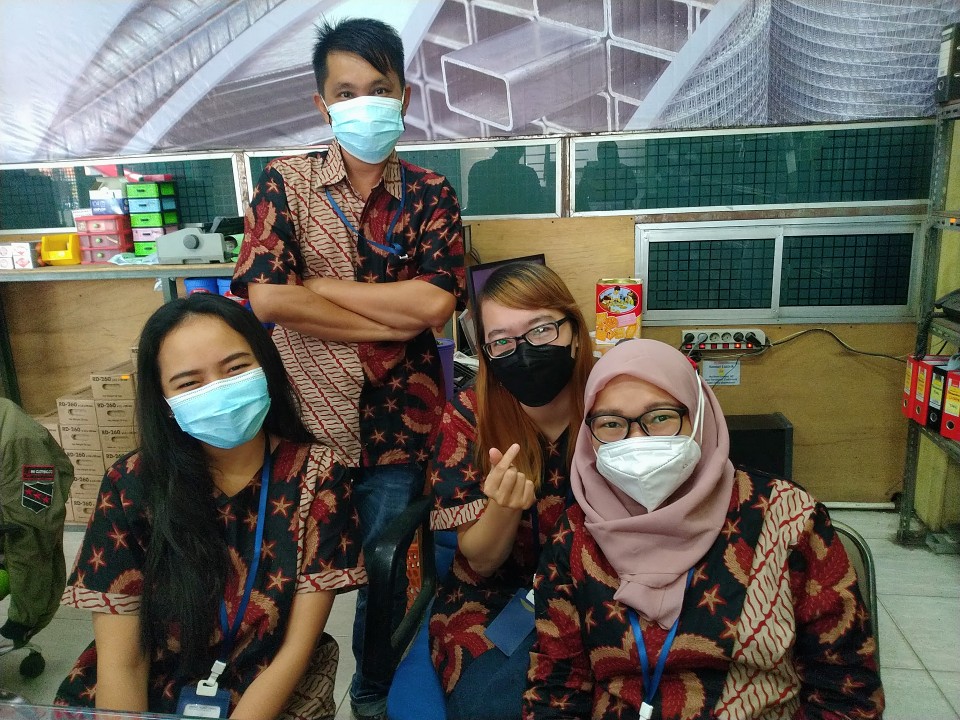 Couple Batik Bintang Parang - Blouse Batik Wanita - Atasan Batik - Hem Pria S-m-l-xl-xxl-3l-4l-5l