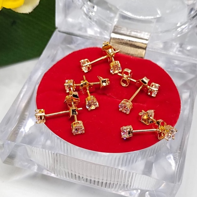 Tiara Jaya #Kerabu Wanita dan Anak Emas Permata Putih Plus Kaki Kerabu Mas 700