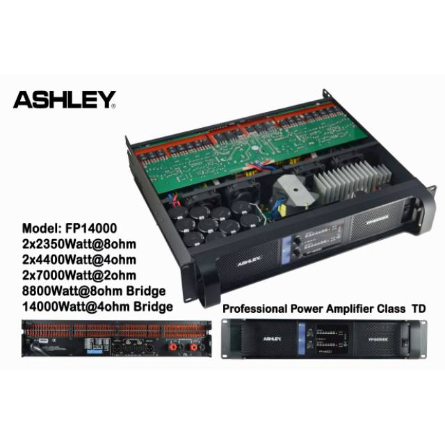 Power Amplifier Ashley FP14000