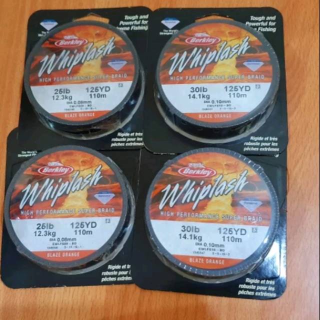 Senar pe Berkley whiplash 110m 25lb 30lb 35lb 40lb