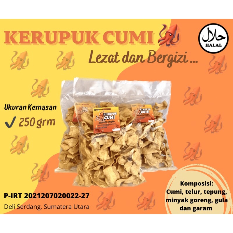 

KERUPUK CUMI 250grm