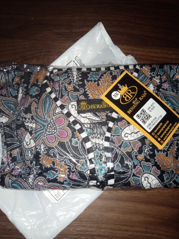 Benang Raja Atasan Batik Wanita Lengan Panjang Ukuran M L Xl