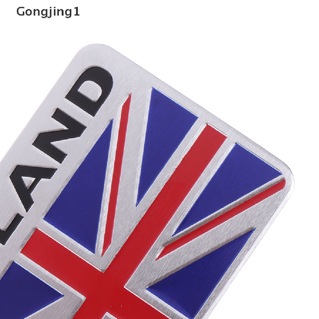 Gongjing1 1Pc Stiker emblem logo Bendera Inggris Bahan alloy Untuk Dekorasi Mobilmotor