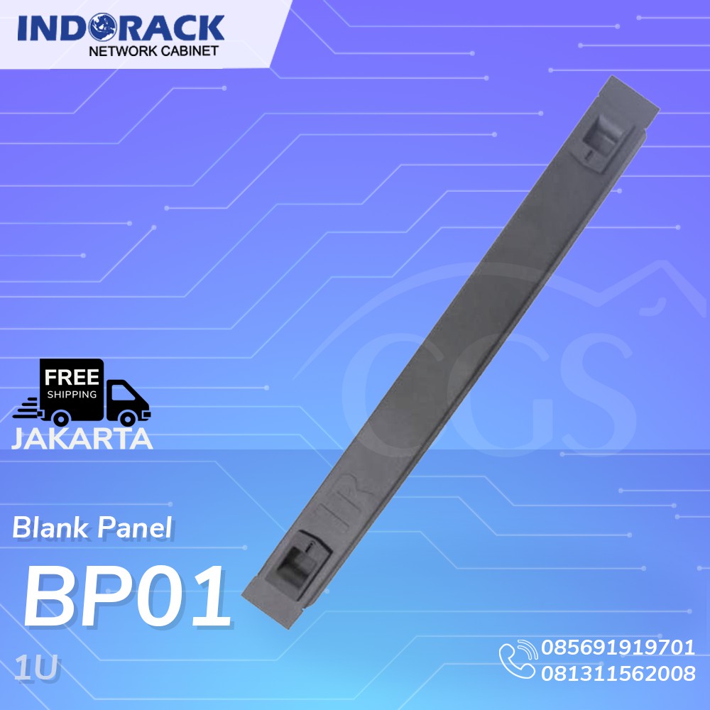 INDORACK BLANK PANEL 1U BP01 19&quot;