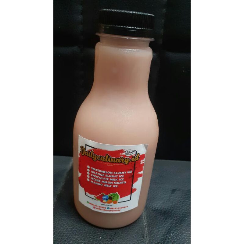 

minuman chocolate milk ice