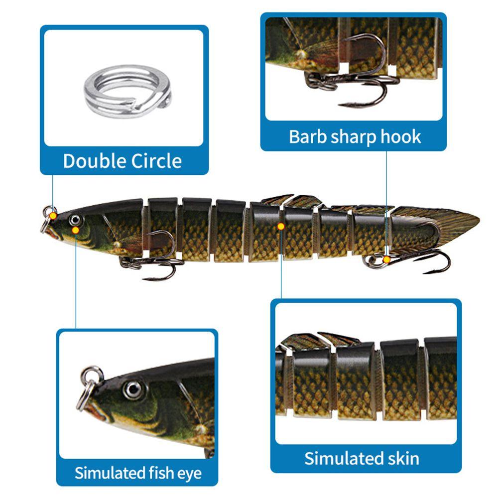 Preva Multi Jointed Lure 13.3cm 21.5g Perlengkapan Ikan Luya Aksesoris Artificial Lure