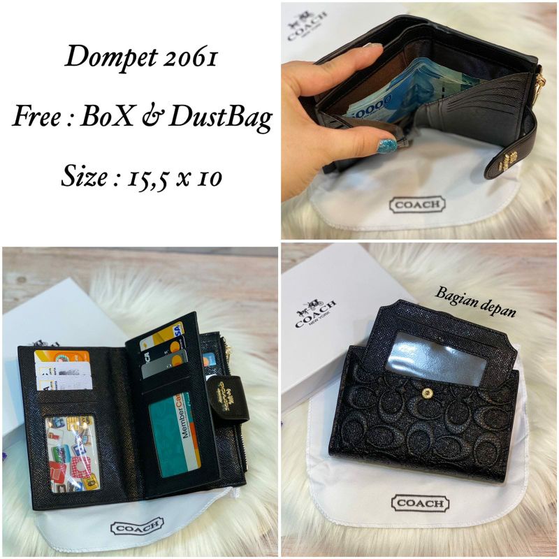 New Dompet 2061 Lidah Kombi Zipper Brand Freee Box Import Semprem