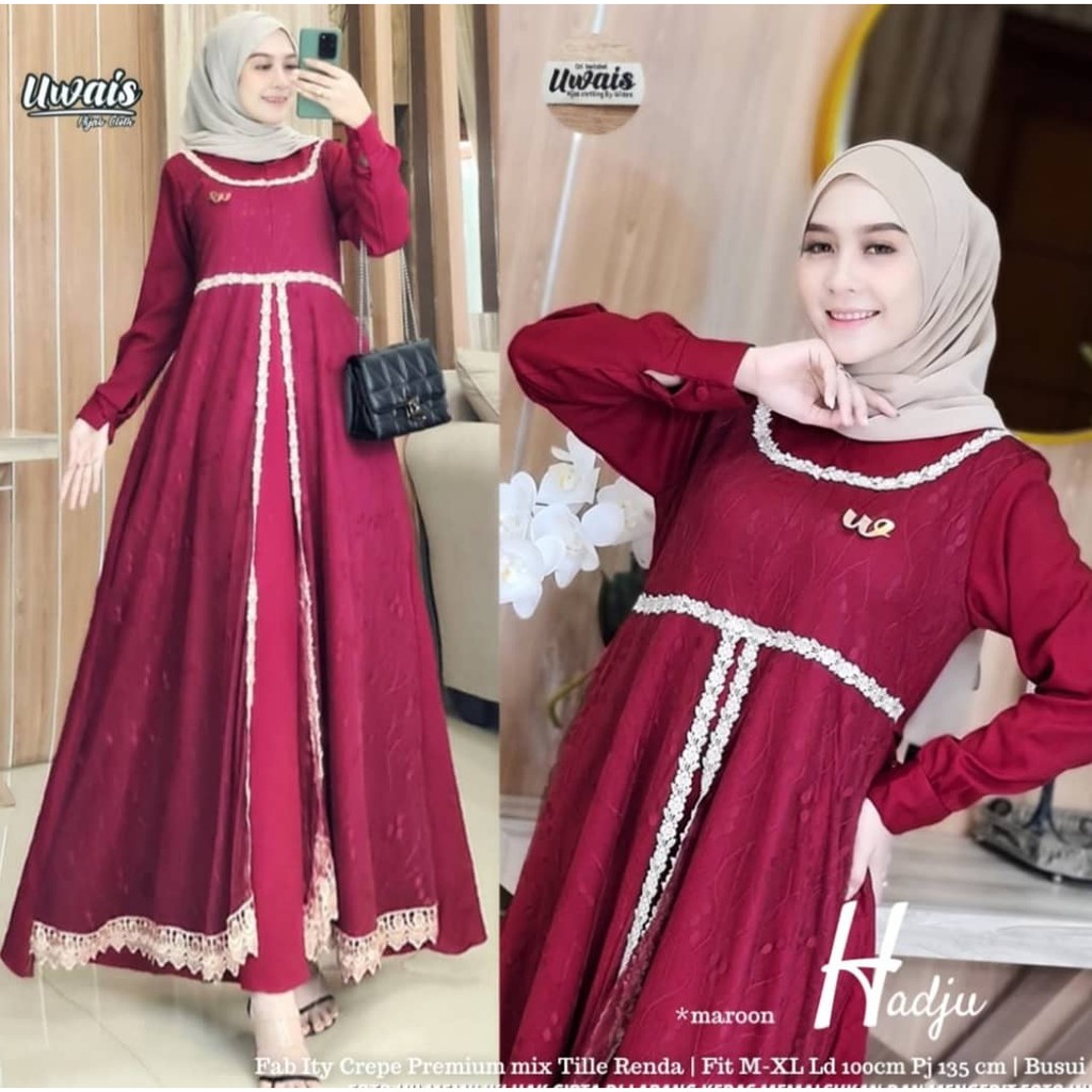 UWAIS GAMIS ORIGINAL | RESTOCK HADJU DRESS TERMURAH