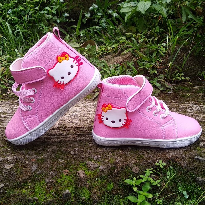 sepatu sneaker boots anak motif kartun Kty 31-35