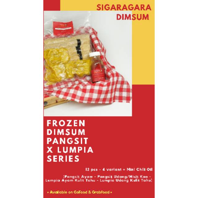 

Frozen Dimsum - Pangsit X Lumpia Series + Mini Chili Oil