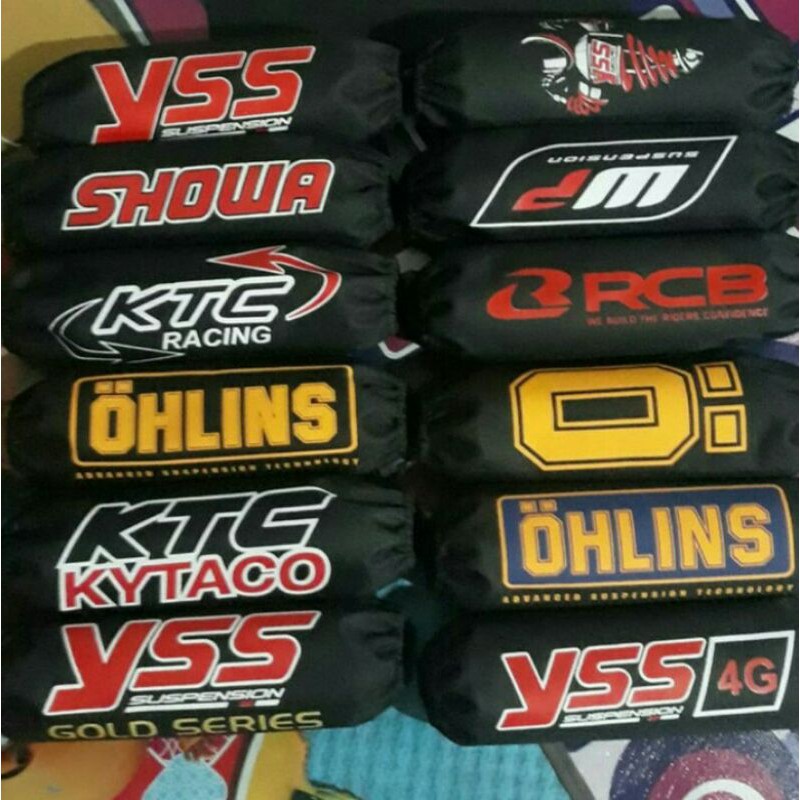 sarung shock breaker yss ohlins wp showa ktc rbc nmax yamaha honda pcx xmax adv aerox