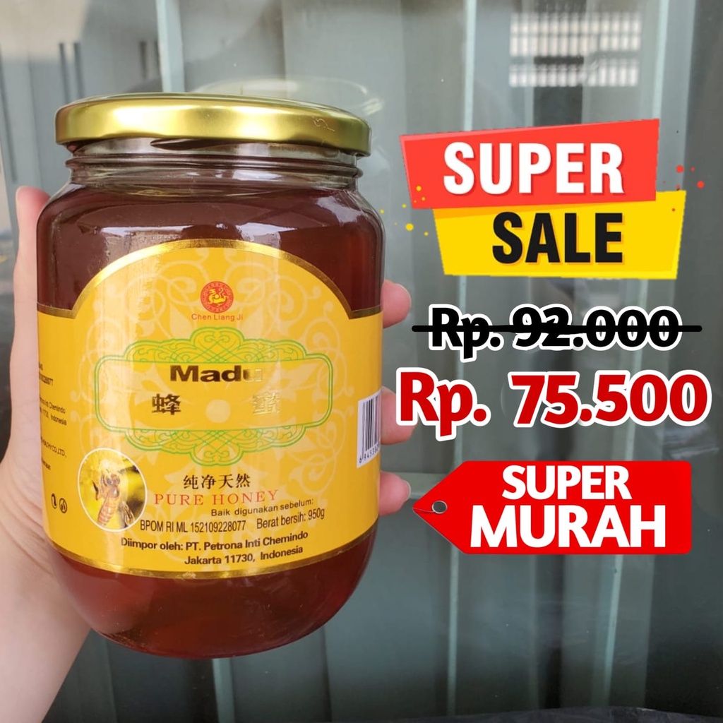 

Madu Murni Chen Liang Ji 950gr / Pure Honey Chenliangji / 100% Madu Asli ORIGINAL PRODUCT