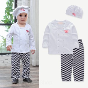 Baby chef costum bayi anak balita kostum koki set 3 in 1