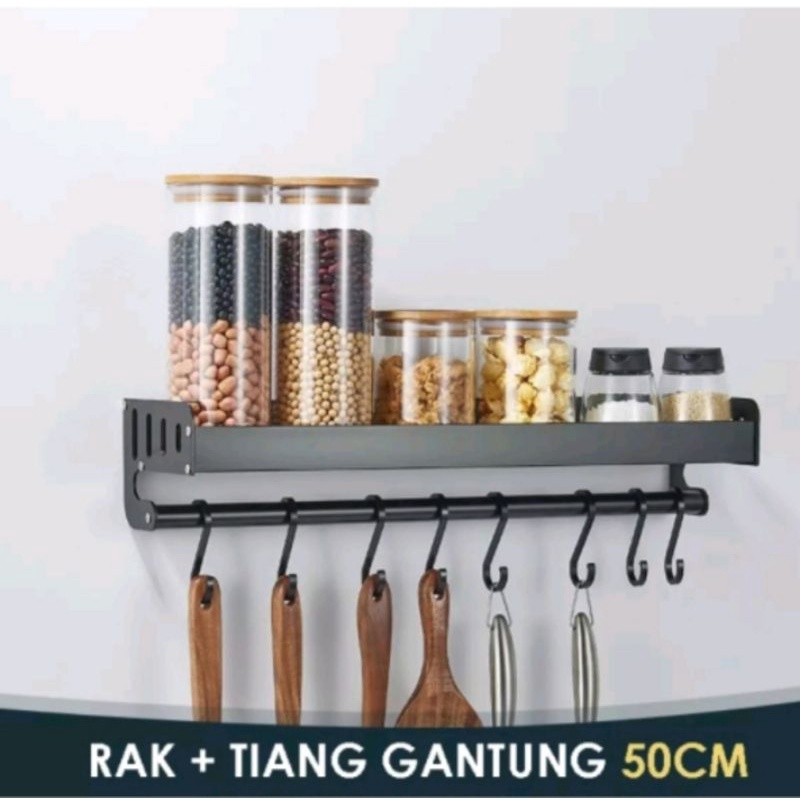 rack dapur dinding/rak bumbu gantung