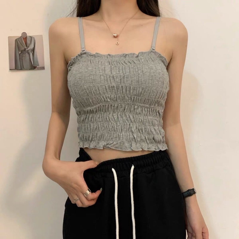 LMB WAVED KOREAN KAMISOL CAMISOL TANKTOPBRA IMPOR