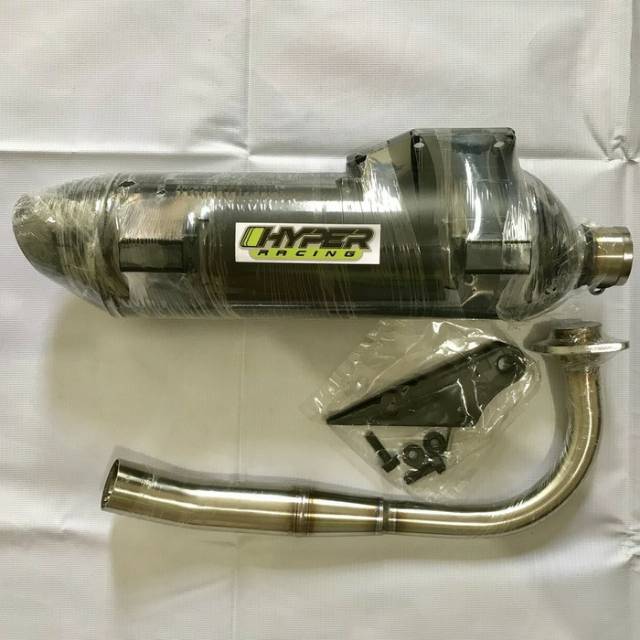 Knalpot AHM Original Model Tsukigi - Mio Sporty Smile Soul Fino Karbu