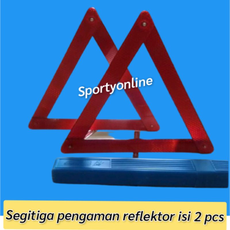 segitiga pengaman reflektor isi 2 pcs