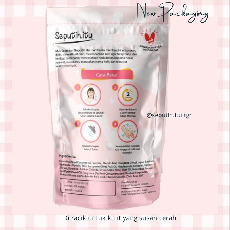 SABUN PEMUTIH BADAN SEPUTIH ITU ORIGINAL 100% SOAP BY SEPUTIH.ITU ORIGINAL