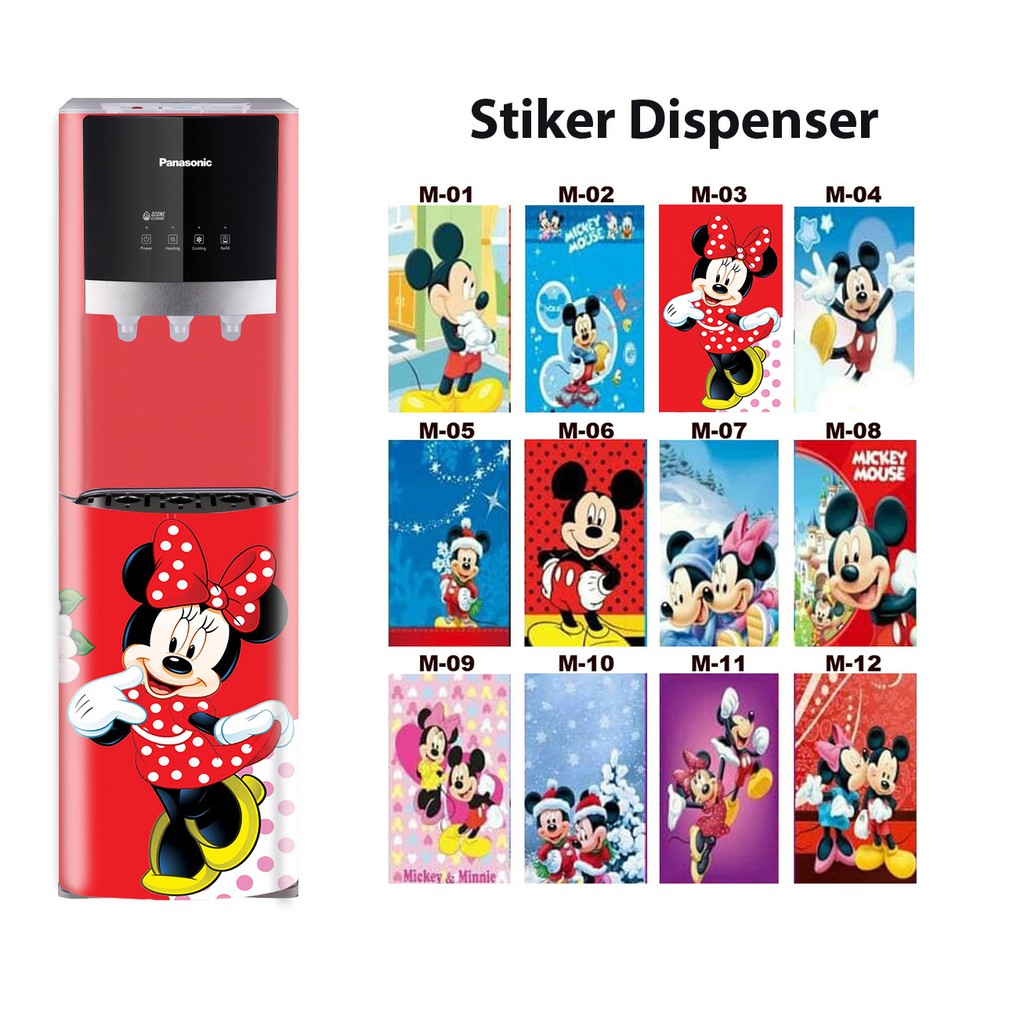 

Stiker dispenser motif minnie mouse