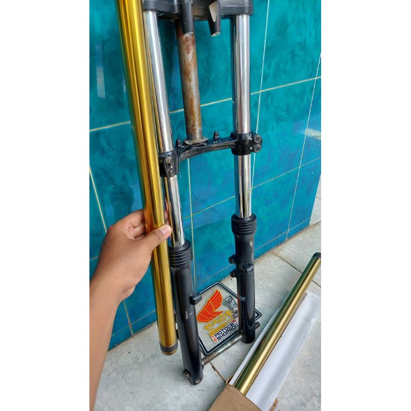 As gold shock/ skok pnp ninja rr import thailand..video detail adalah contoh terpasang as shock rr