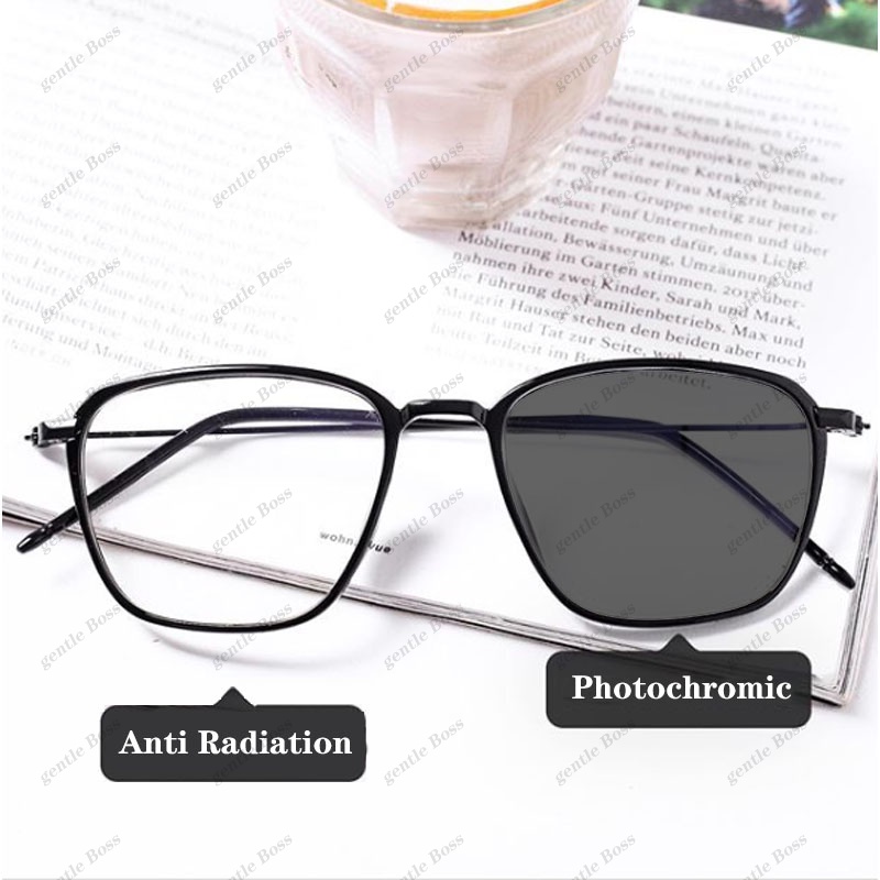 Kacamata Photochromic Anti Radiasi Anti Blue Light Komputer Untuk Pria Dan Wanita