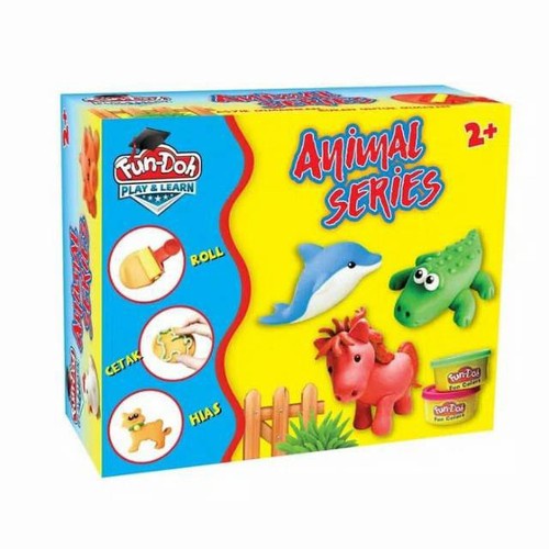 MWN Mainan Fun Doh Lilin Animal Series 28010