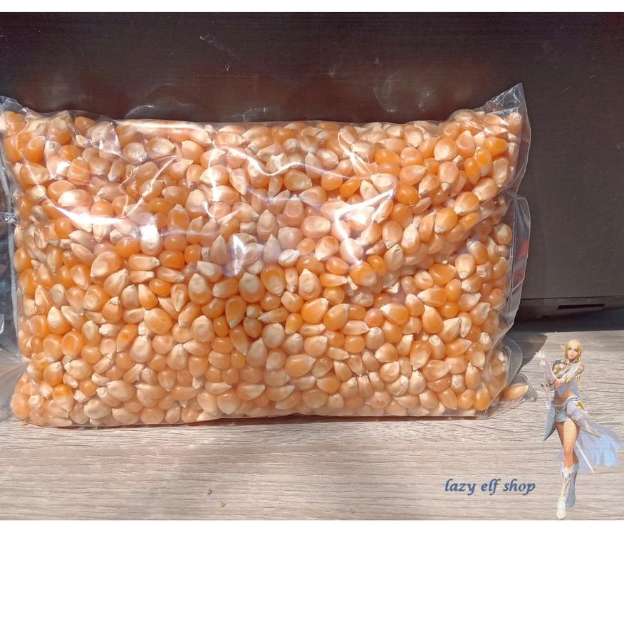

Kekinian - biji jagung popcorn 500gr merk big one pop corn seed kernel mentah