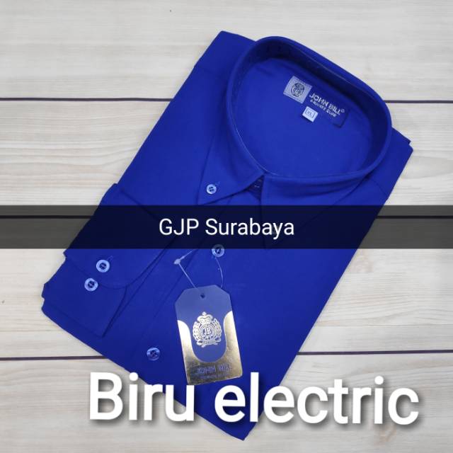 kemeja kerja kantor pria panjang size S M L XL