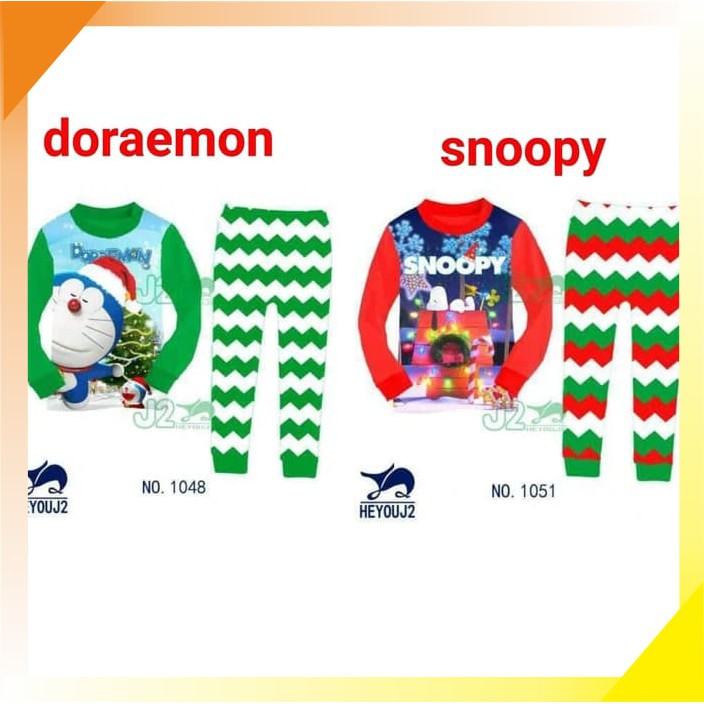 Piyama Baju anak baju Tidur Anak Laki-laki Natal Christmas / Baju Anak Natal SH574