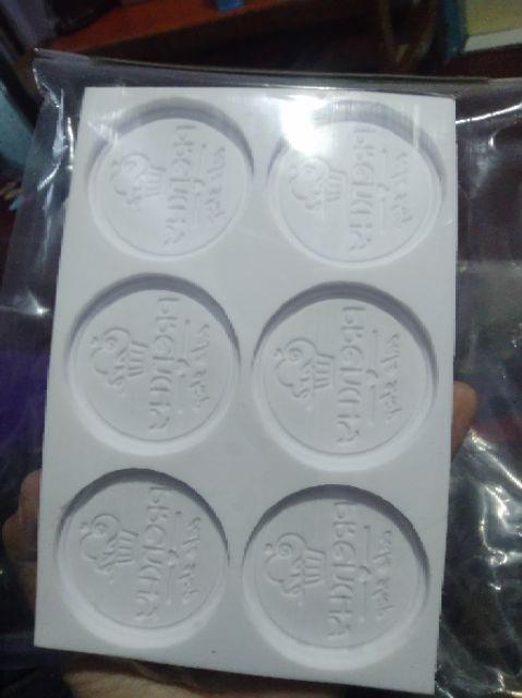 Cetakan Silikon Logo Custom Bentuk Bulat