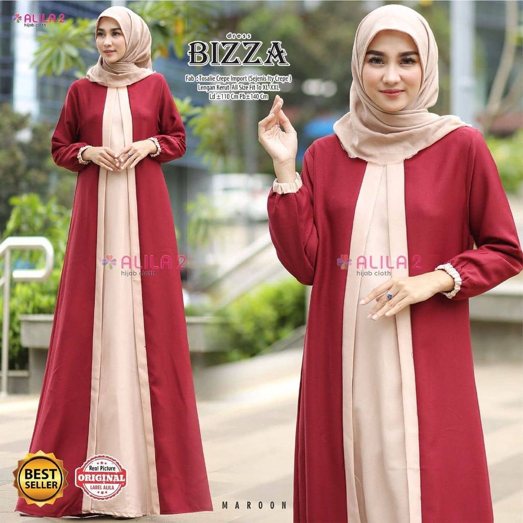 Baju gamis wanita terbaru gamis Dewasa kekinian modern 2021 wanita dress Zoe maxy