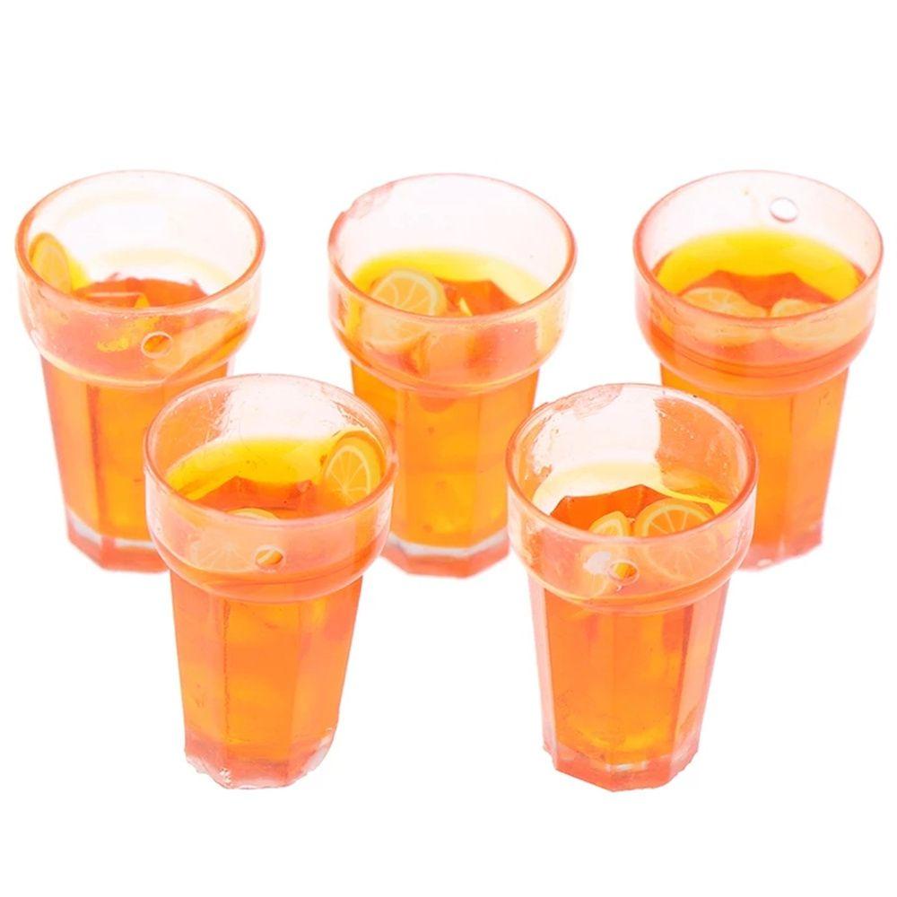 Mxbeauty Simulasi Makanan Lemon Tea1 /12Rumah Boneka Home Decor Model Mainan Klasik Mainan Rumah Mainan Aksesoris Rumah Boneka Minuman Model Mainan