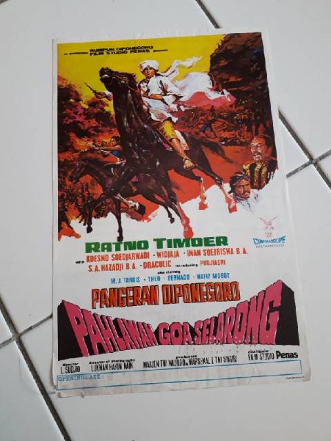 Flyer film jadul Barat /Indonesia
