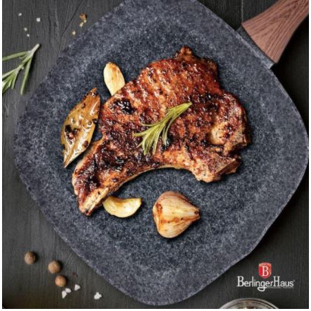 GRILL PAN MARBLE 28cm BH1208N HMBR TP / BAKARAN / PANGGANGAN BERLINGER HAUS