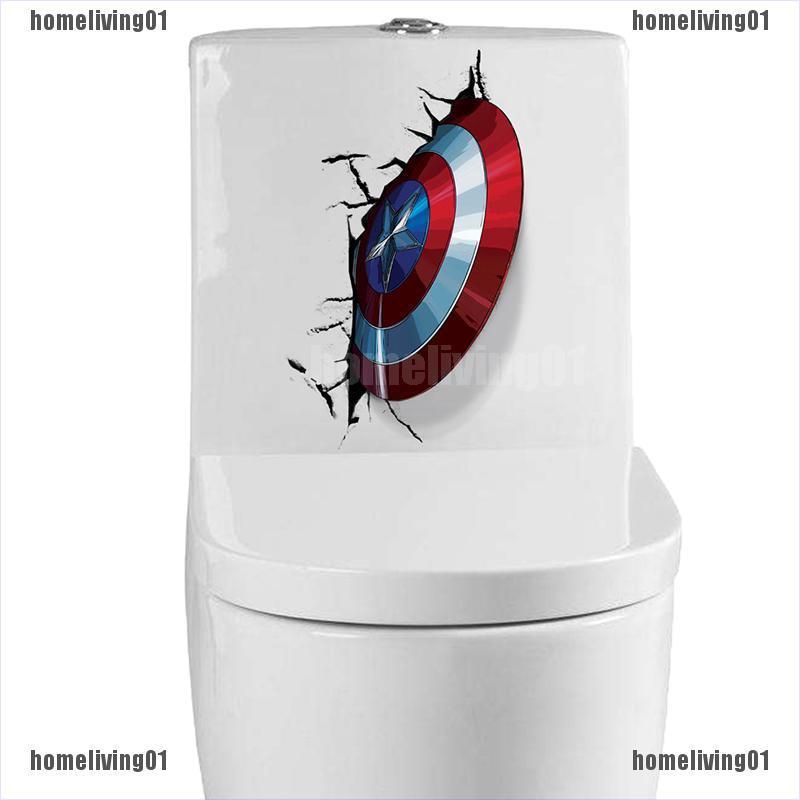 HL Stiker Dinding Desain Captain  America  Captain  America  