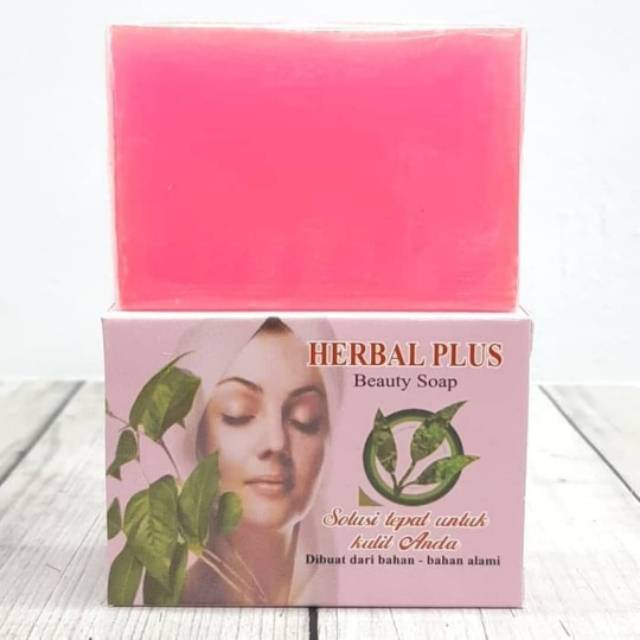 Herbal Plus Beauty Transparant Soap 70gr GIRLSNEED77 Sabun Batang Yang Dapat Membersihkan Noda di Wajah