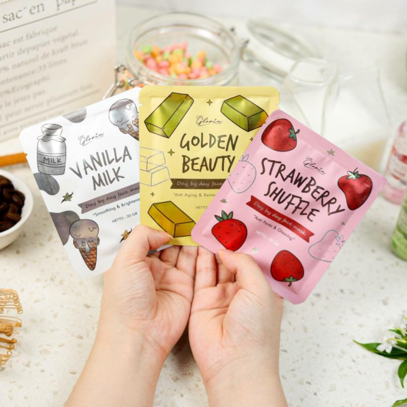 Masker Lea Gloria Kemasan Baru (20gr)