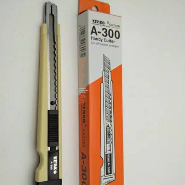 

Pisau Cutter Kenko A-300 (9mm)
