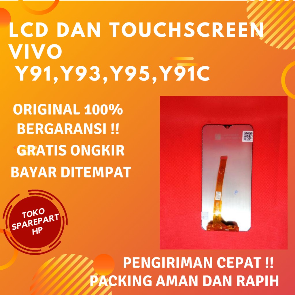 Lcd dan Toucscreen Vivo Y91,Y93,Y95,Y91C Original Layar Lcd + Tc Hp Vivo Y91,Y93,Y95,Y91C Ori