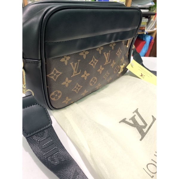Ori  brand new universal Tas Louis Vuitton Monogram Brown Slingbag