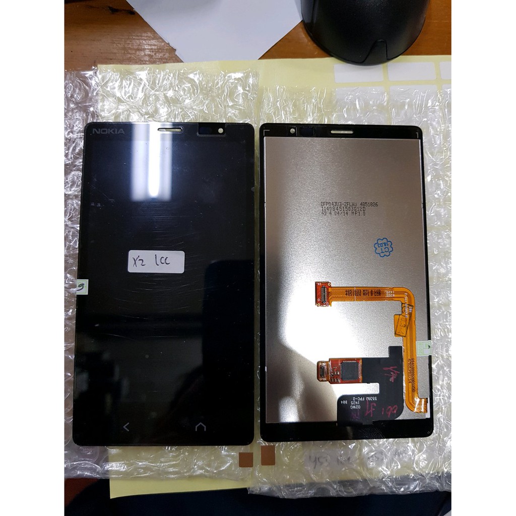 LCD 1SET NOKIA X2 ANDROID NOKIA RM1019 ORIGINAL BLACK