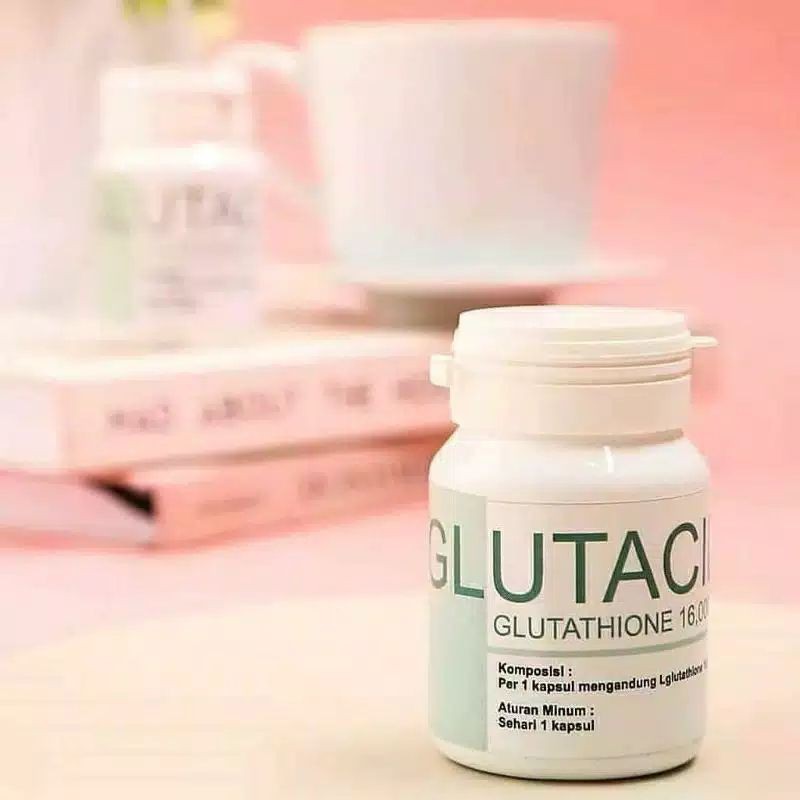 Glutacid Original Murah Whithening 16 000 Mg Original Whitening Booster Obat Pemutih Wajah - Badan - Glutacid Original Whitening Booster 16 000mg Obat Suplemen Herbal Glutacid Asli 100% Original