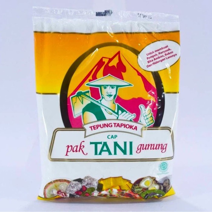 

cs01477 Sagu Tani / Tepung Tapioka Cap Pak Tani Gunung 500Gr 500 Gr Da01D100
