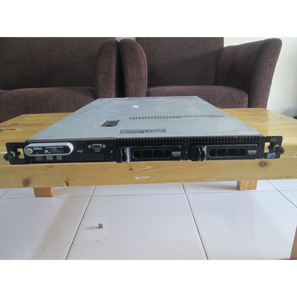 Server Dell Power Edge R300 Intel Xeon Quadcore Dengan Harddisk SSD