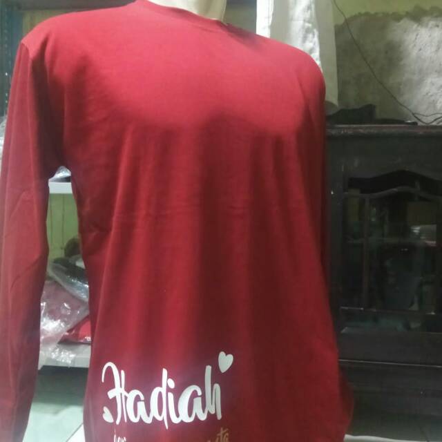 Kaos lengan panjang Hadiah dari suami tercinta