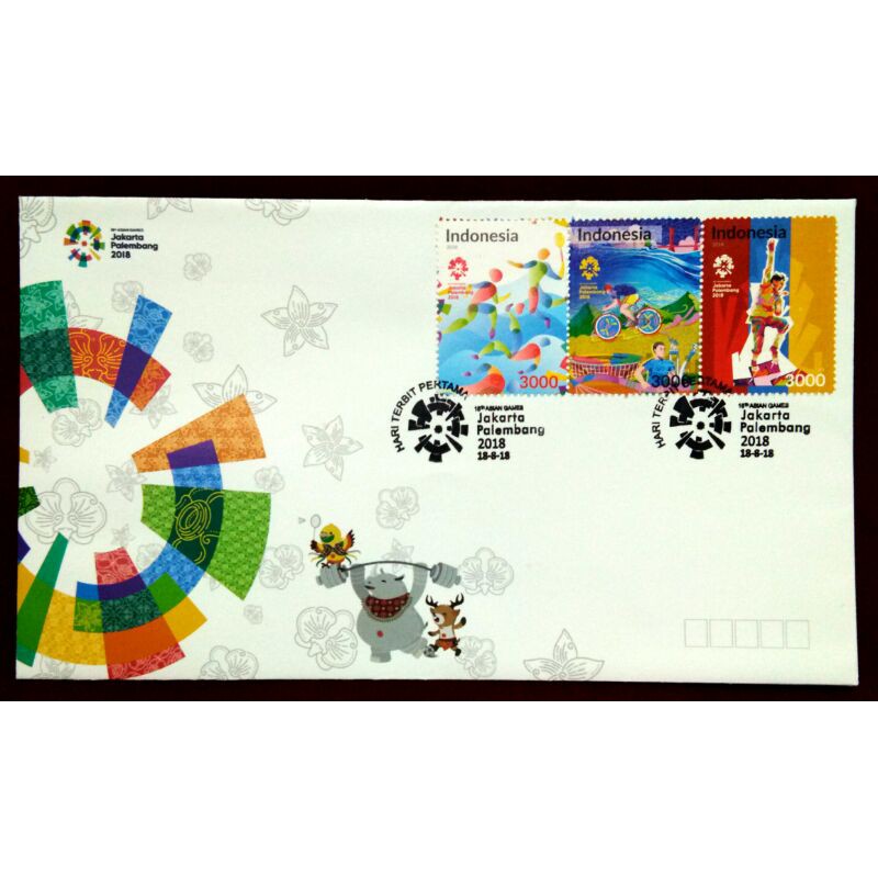 

18th Asian Games 2018 First Day Cover Envelope (3)