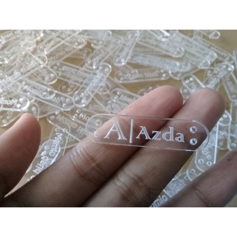 

label akrilik - label hijab - akrilik rebranding hijab