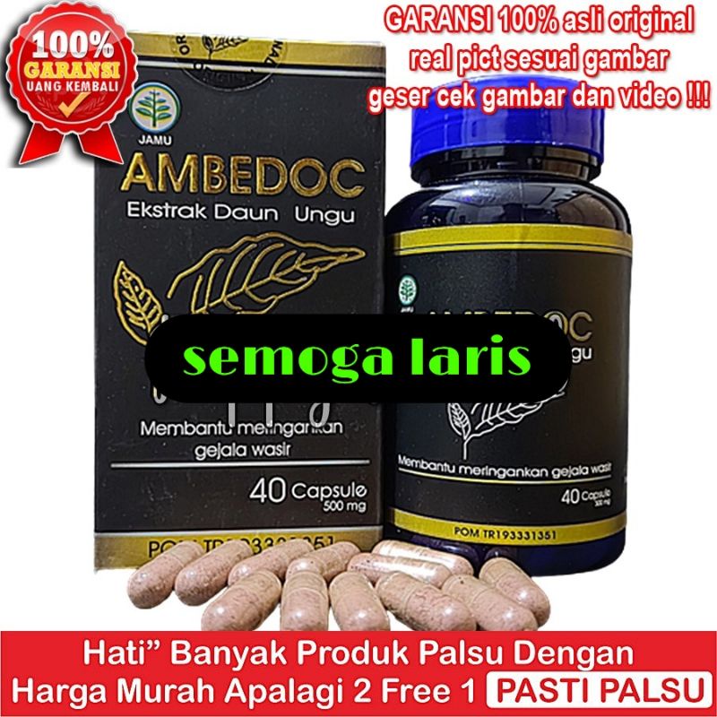 Ambedoc Obat Ambeien Wasir Asli Original Herbal BPOM