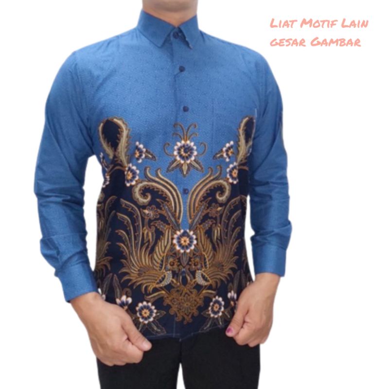 VIO ROLDAN Batik Pria Slim Fit Premium Lengan Panjang