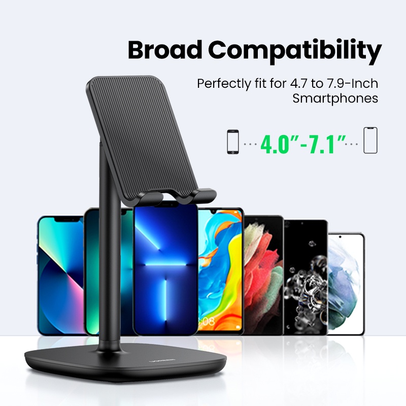 【Stok Produk di Indonesia】Ugreen Stand Holder Handphone Tinggi Adjustable Untuk iPhone 13 / 12pro / 11 SE / XS / XR / 8plus / 6 / 7 / Samsung Galaxy Note20 / S10 / S9 / S8 / Note 10 / 9 / 8 / S7 / S6